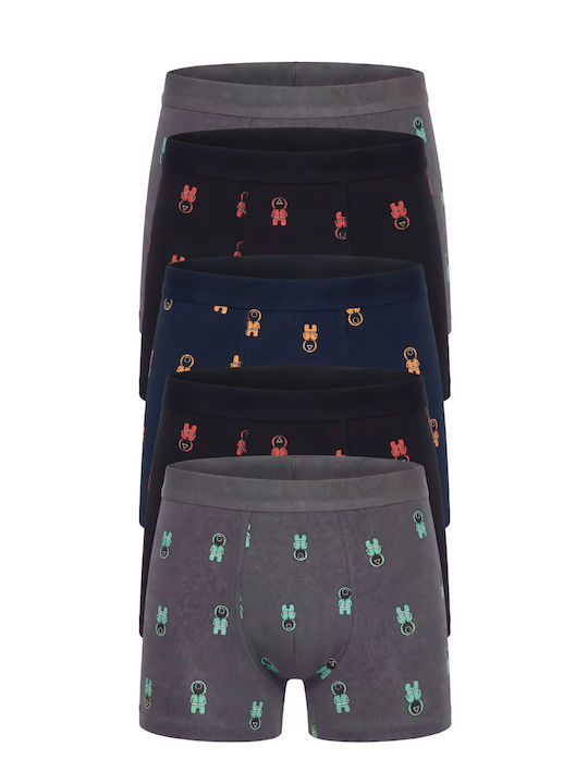 B.Jobsen Boxeri 5Pack Multicolori