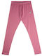 Kids Sports Long Pink Leggings