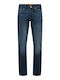 Pantalon De Blugi Elastic Regular Straight Fit Albastru Pentru Bărbați