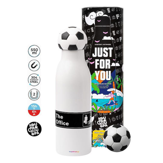 Koupakoupa The Office Stainless Steel Thermos Bottle 550ml Soccer Ball KP 10370 Thermos Soccer