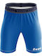 Zeus Bermuda Elastic Pro Men's Sports Leggings Compression Short Blue
