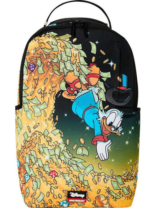 Sprayground Disney Scrooge Mcduck Money Rider School Backpack Junior High-High School With Water Bottle Holder Multicolour 29 x 15 x 45cm