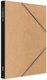 Unipap File Box with Rubber Band Micro Velcro 1.5cm Black