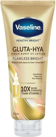 Vaseline Gluta-hya Loțiune de Corp Hidratantă împotriva Petelor Pigmentare pentru Piele Uscată 330ml