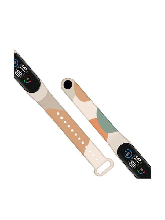 Λουράκι Σιλικόνης Λευκό (Mi Band 3/Mi Smart Band 4Huawei Band 4)