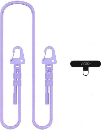 Tech-Protect C5sd Curea Crossbody din frânghie Lavandă 5906302342594