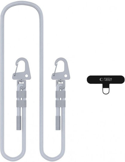 Tech-protect C5sd Rope Crossbody Strap Crayon Grey 5906302342587