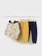 Kids Tracksuits With Beige Jacket 3 Pieces