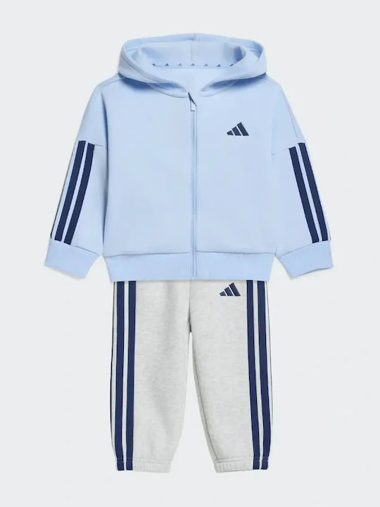 adidas Pantaloni De Trening Pentru Copii Essentials Glow Albastru Deschis/Albastru Închis