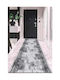 SteweHome Неплъзгащ Се Килим Пътека Сив 80x300см