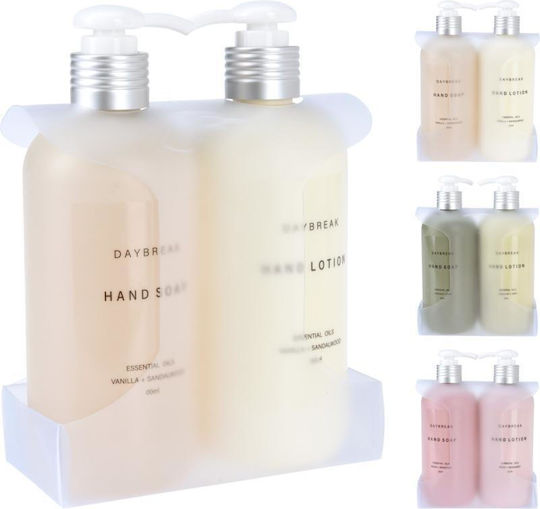 Hautpflege-Set Handpflege Flüssigseife & Creme 360ml Vanille Sandelholz