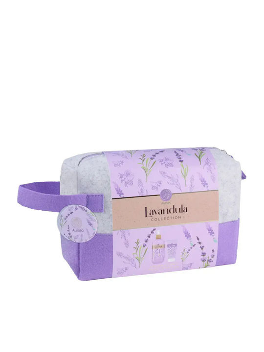 Aurora Lavandula Hautpflege-Set Geschenke Neseser 2 Stück