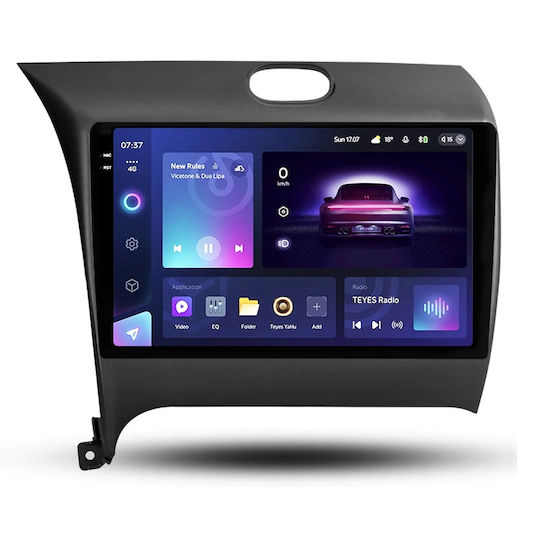 Teyes Cc3 2k Navigație Auto Kia Cerato 3 2012-2017 6+128gb 9.5" Qled Octa-core 2ghz Android 4g Bluetooth 5.1 Dsp Variant A