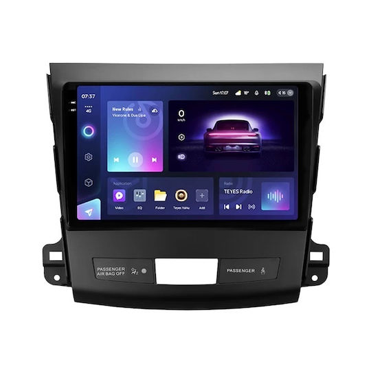 Teyes Cc3 2k Автомобилен Навигационен Система Peugeot 4007 2007-2012 4+32GB 9.5" QLED Octa-core 2GHz Android 4G Bluetooth 5.1 DSP Вариант A