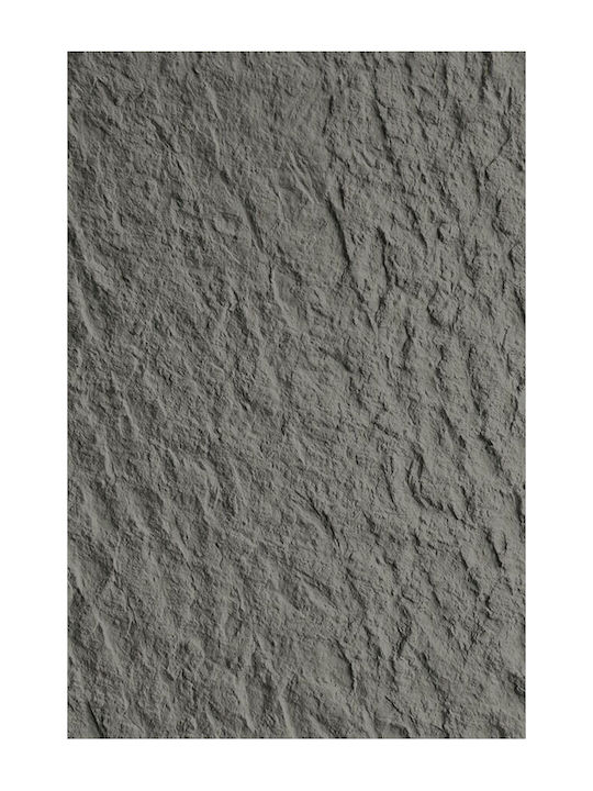 3D Πάνελ Τοίχου με Κόλλα Γκρι 60x120εκ. 10τμχ