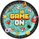Festa Paper Plate 23cm 6 Pieces Game On