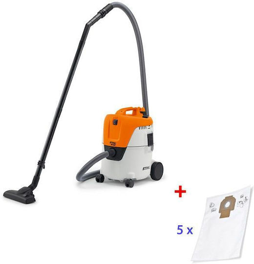 Stihl Прахосмукачка за мокро/сухо почистване 1400W с пластмасов контейнер 20 л Оранжева