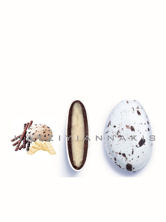 Decorative Sugared Almonds Together in Standard Shape with Stratsiatella Flavour 1000gr