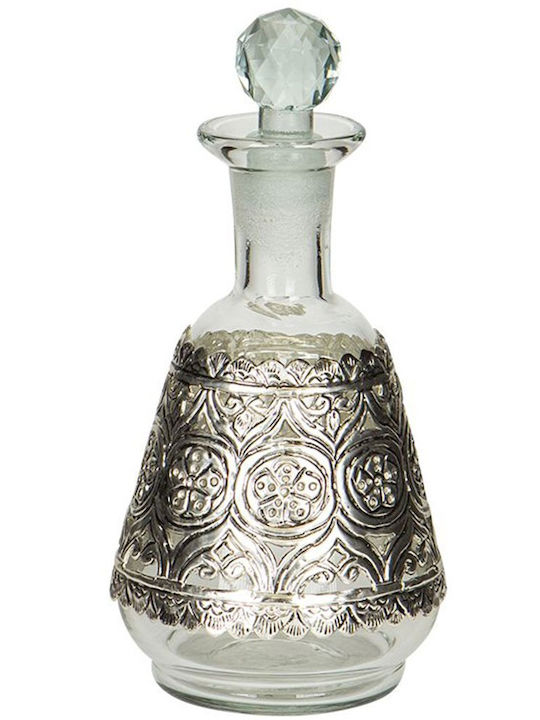 Carafă de servire metalică cu dop gri