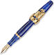 Delta Writing Pen Extra Fine Gold with Blue Ink