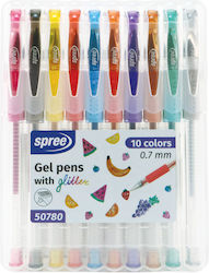 Spree Stifte Gel Mehrfarbig Set 10 Stück Spree Stifte Gel Mehrfarbig Set 10 Stück