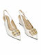Leder Pumps Beige