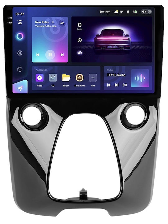 Teyes Cc3 2k Navigație Auto Peugeot 108 2014-2021 4+32gb 10.36" Qled Octa-core 2ghz Android 4g Bluetooth 5.1 Dsp Variant A