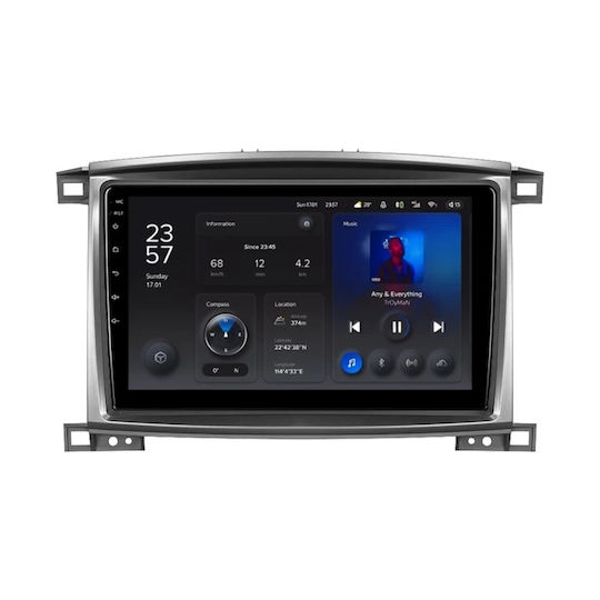 Teyes X1 4g Navigație Auto Toyota Croazieră Pe Uscat Lc J100 2002-2007 2+32gb 10.2" Ips Octa-core 1.6ghz Android 4g Bluetooth 5.1 Dsp Variant C