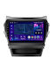Car Navigation Moss M3 Hyundai Santa Fe 3 2013-2018 4+32gb 9" Qled Octa-core 2ghz Android 4g Bluetooth 5.1 Dsp Variant A