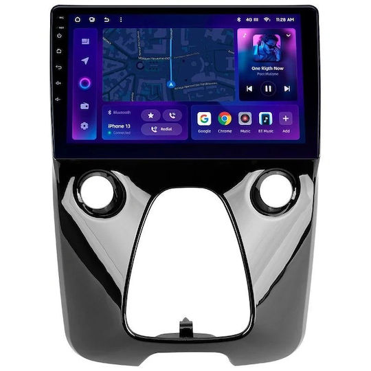 Car Navigation Moss M3 Peugeot 108 2014-2021 4+32gb 10" Qled Octa-core 2ghz Android 4g Bluetooth 5.1 Dsp Variant B