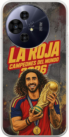 La Roja World Champions Marc Cucurella Tcl 50 Pro Nxtpaper 5g Flexible Tpu Transparent Silicone Case