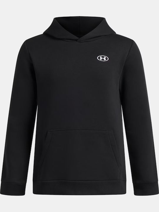 Under Armour Детско флисово горнище Черно