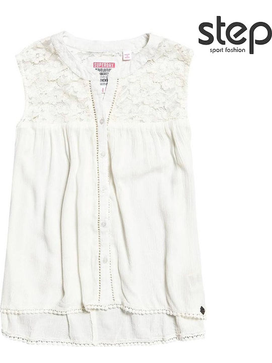Superdry Без Ръкави Дамска Риза G40001gq-22c