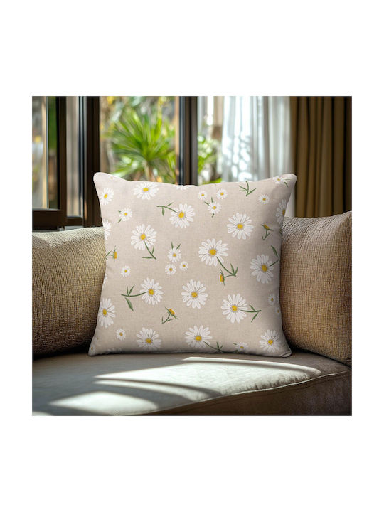 Beauty Home Decorative Pillow Case Beige 45x45cm
