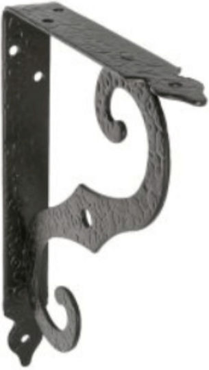 Amig Shelf Bracket from Metal in Black Colour 200x150mm 124003320