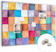 Magnetic Board Wooden Cubes One Magnet 100x70