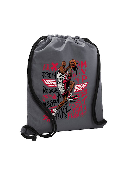 Koupakoupa Jordan KP 34710 Gymbag BB Grau Sporttasche Zurück Grau