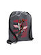 Koupakoupa Jordan KP 34710 Gymbag BB Grau Sporttasche Zurück Grau