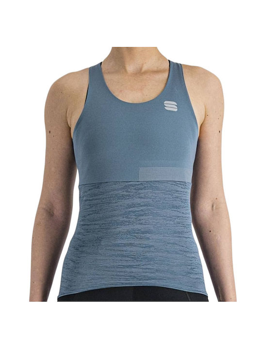 Sportful Tricou De Ciclism Fără Mâneci Pentru Femei Albastru