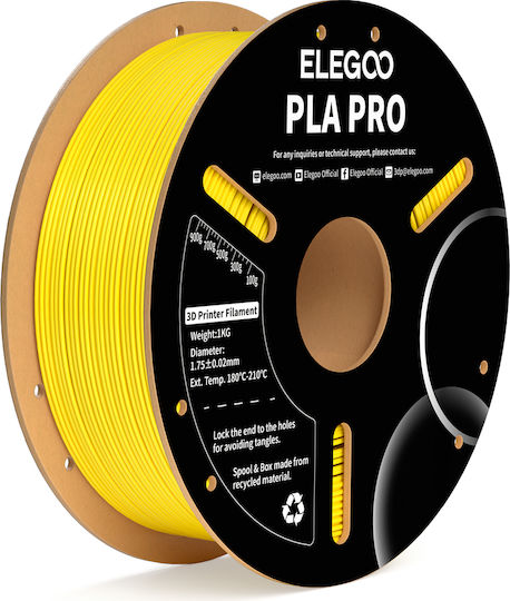 Elegoo PLA 3D Printer Filament 1.75mm 1.75mm 1KG Yellow 1kg 50.203.0194