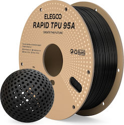 Elegoo TPU 3D Printer Filament 1.75mm Μαύρο 1kg