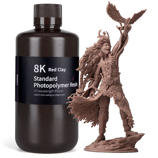 Elegoo Resin για 3D Printer Κόκκινο 1kg