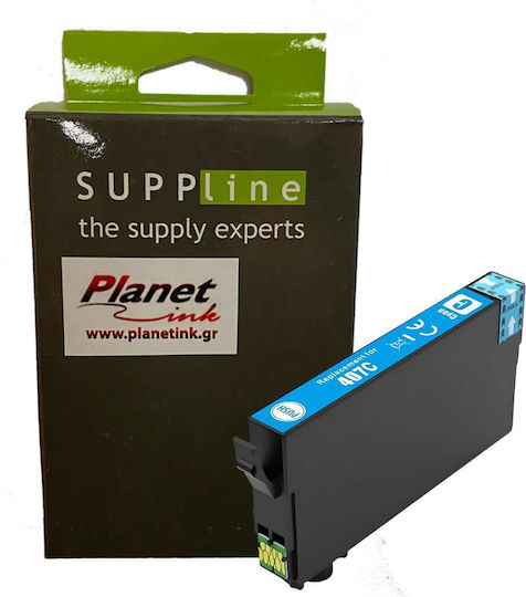 Planetink Съвместимо Мастило За Принтер InkJet Epson 407xl 26ml Циан 1 Бр