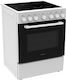 Davoline Stove 70lt with Ceramic Hotplates 60cm White