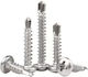 Cross Head Inox Drilling Screw with Diameter M4.2 and Length 13mm 100 Pieces Psomaki