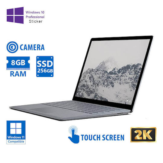 Microsoft Surface Laptop 2 Реновиран Клас A 13.5" Тъчскрийн (Core i5-8350U/8GB/256GB SSD/Без операционна система)