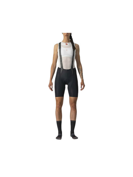 Castelli Pantaloni De Ciclism Pentru Femei Cu Bretele Negri
