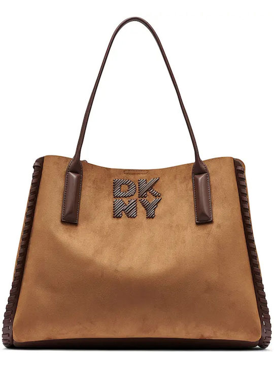 Women's Tote Bag Suede Brown