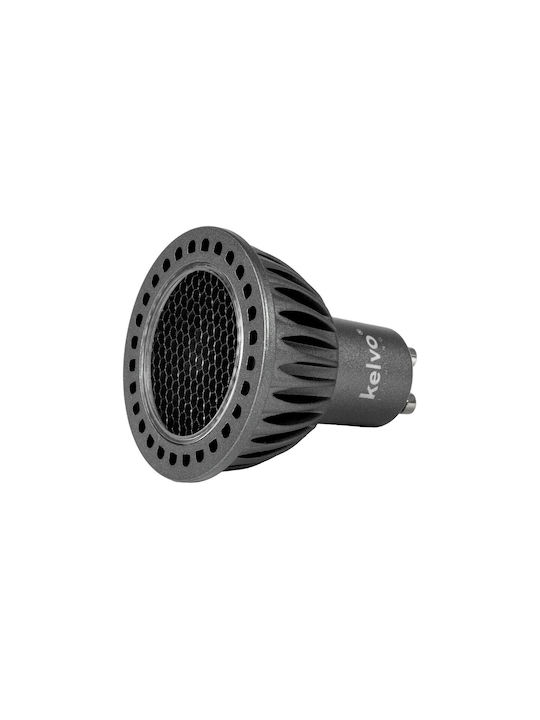 kelvo Metallic Recessed Spot with Built-in LED and Natural White Light White 5x5cm