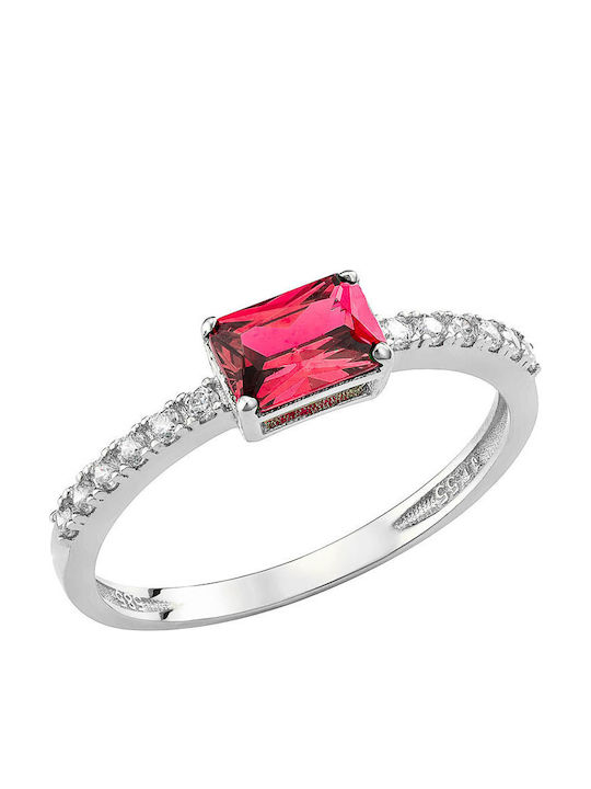 Ioannis Kosmima Women's Ring with Zircon in 9K ...